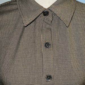 Peace of Cloth Med brown houndstooth jacket